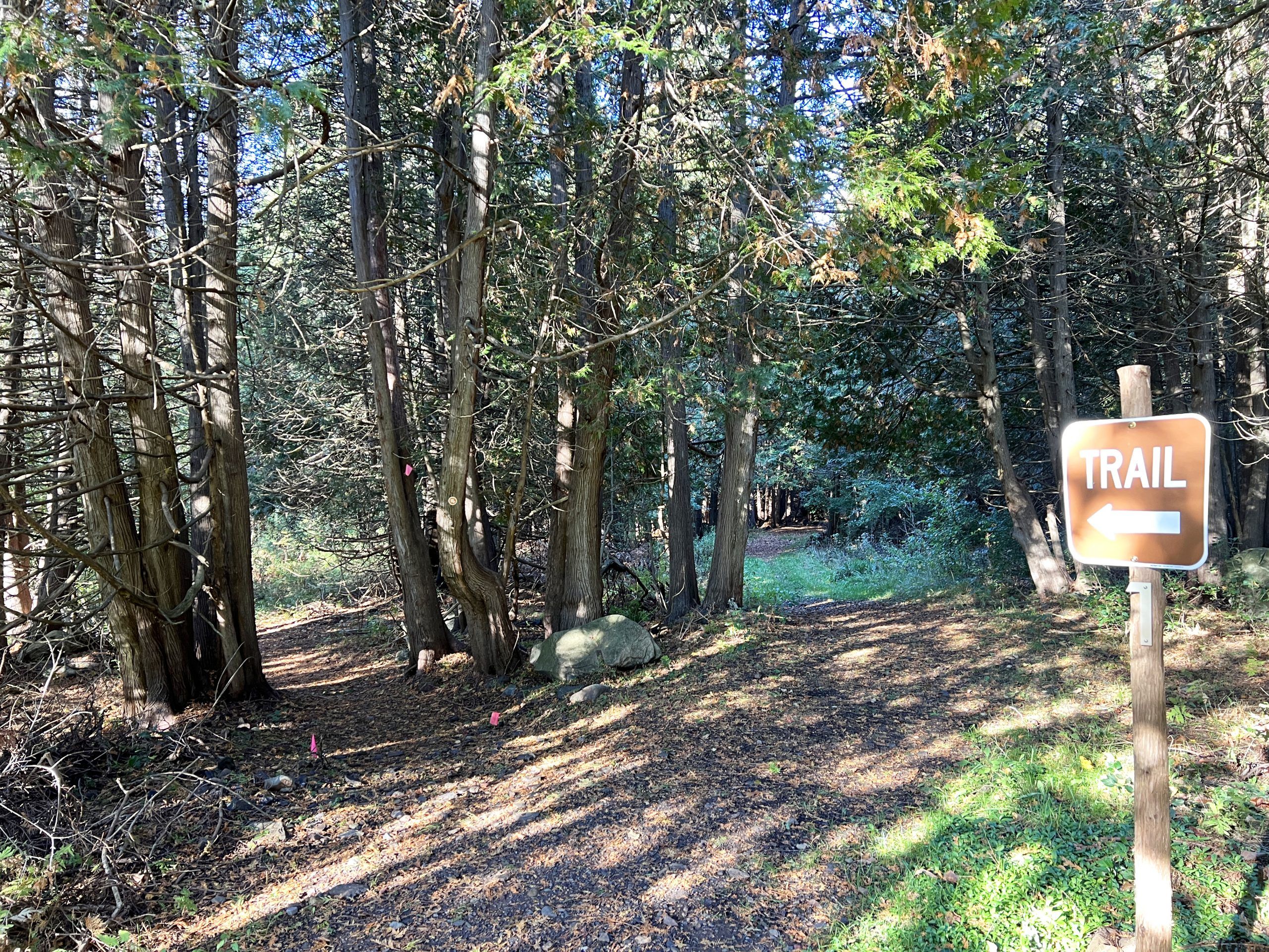 At the start of the Hiking Trails at the Crystal Falls Ski Hill At the start of the Hiking Trails at the Crystal Falls Ski Hill